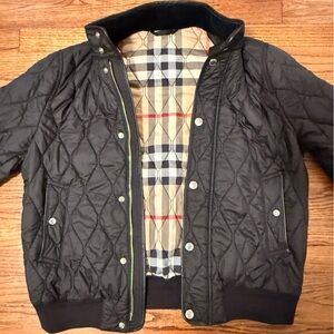 Burberry Dark Quilted Puffer Jacket